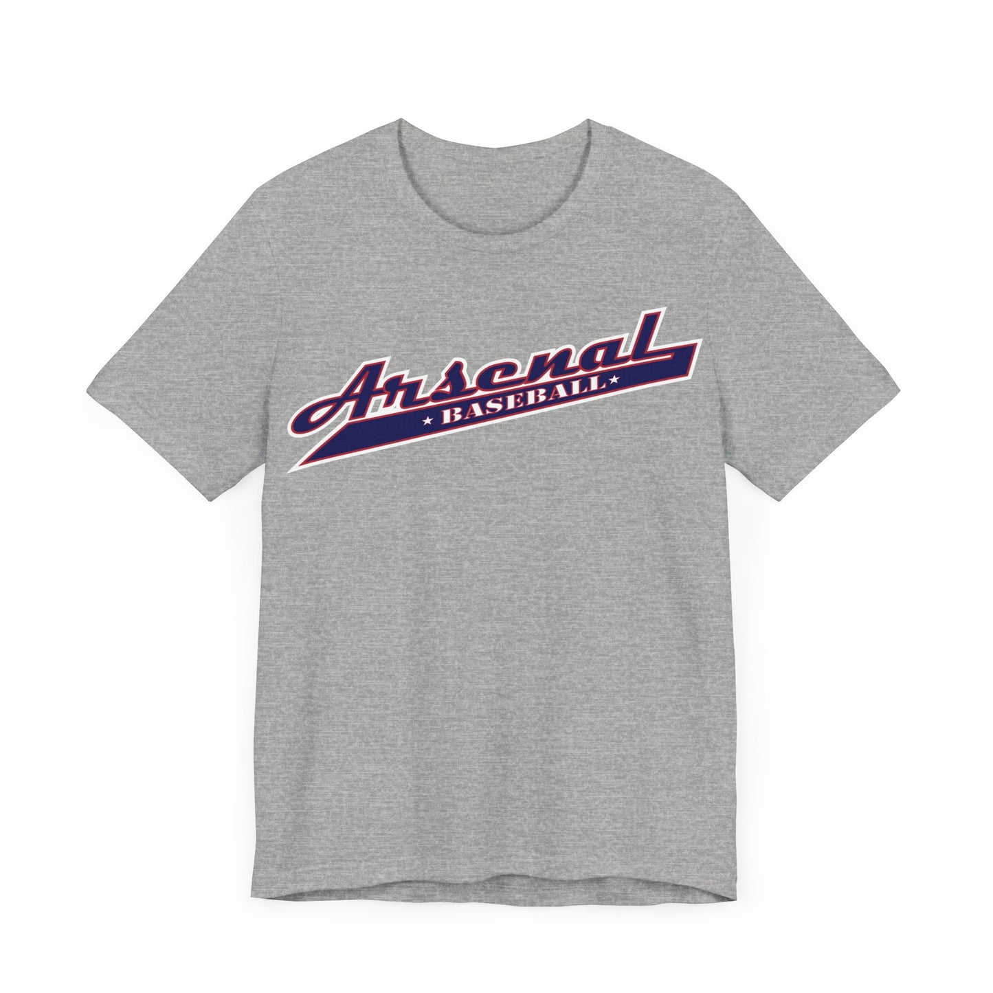 Arsenal Baseball Bella + Canvas Unisex Jersey Short Sleeve Tee