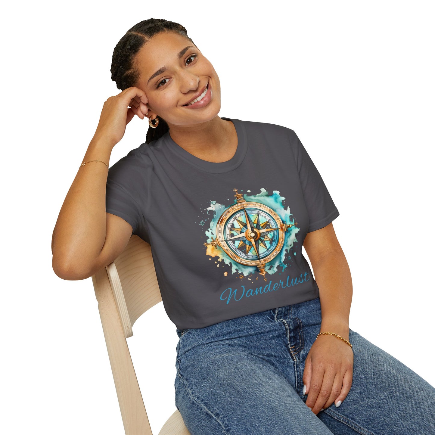 Wanderlust Compass Tee