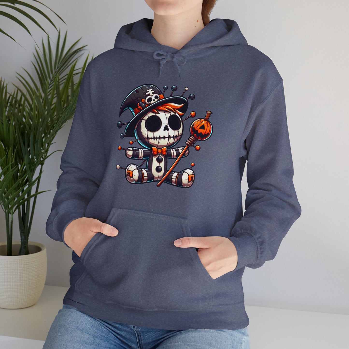 Halloween Doll Hooded Sweatshirt