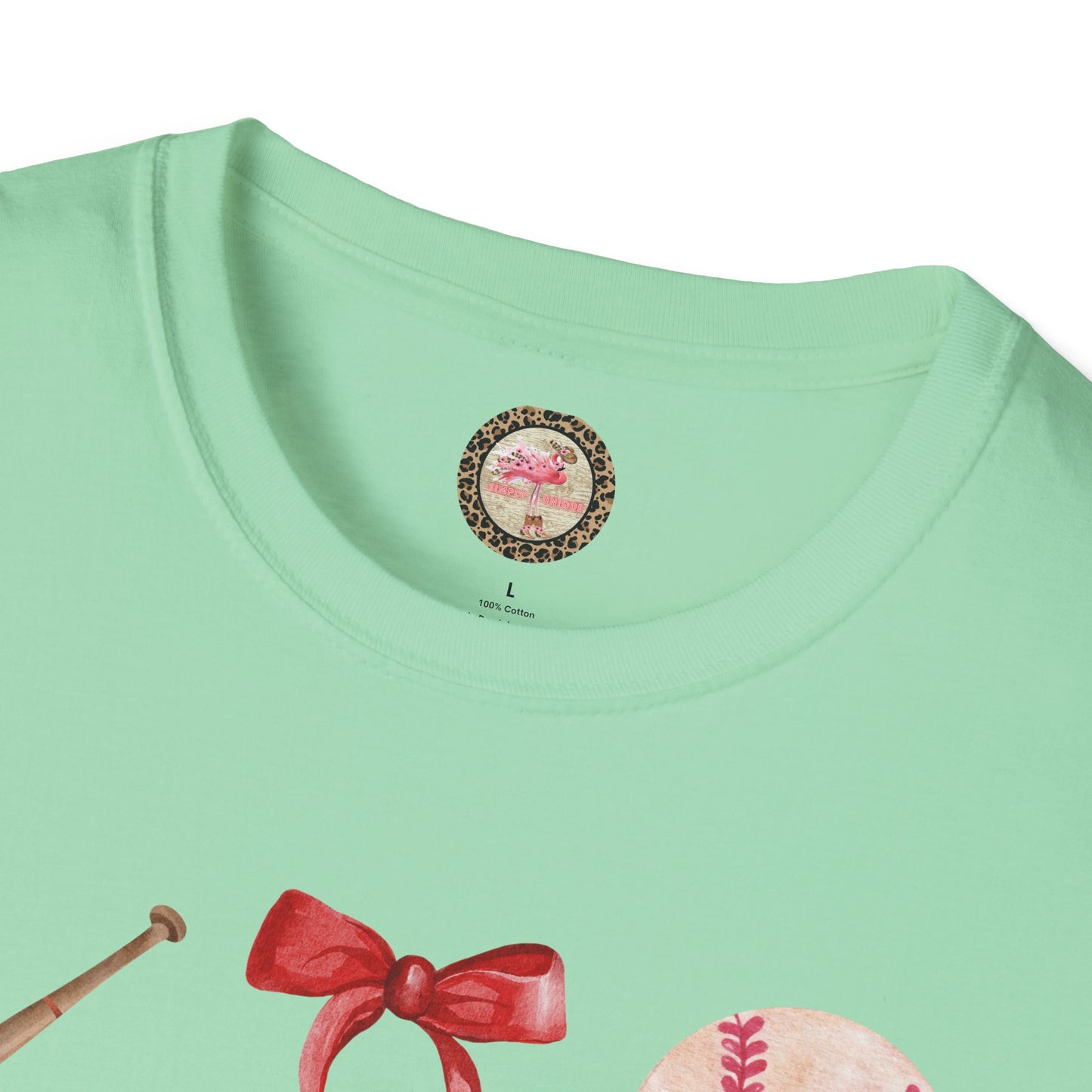 Baseball and bows design- great for Moms!!