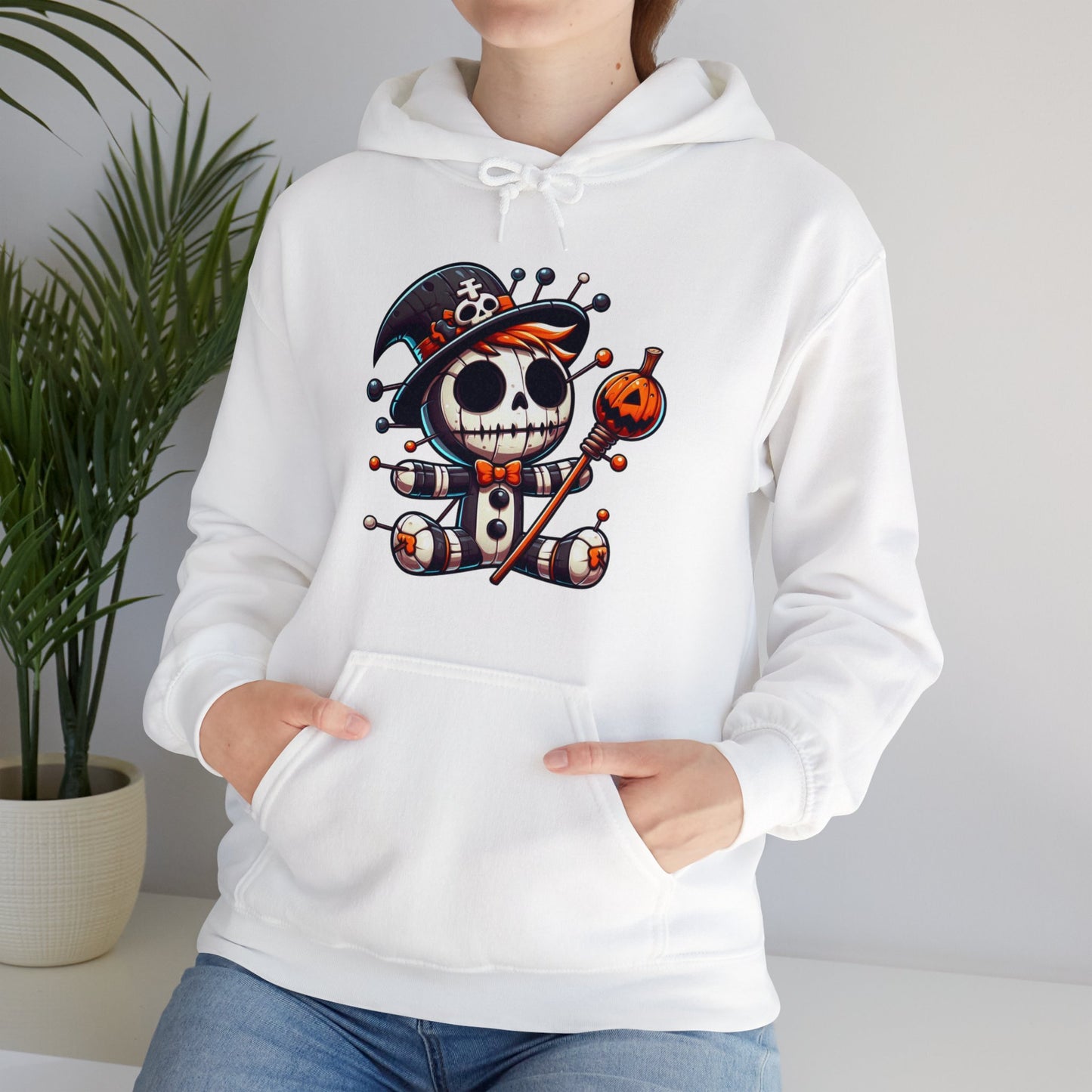 Halloween Doll Hooded Sweatshirt