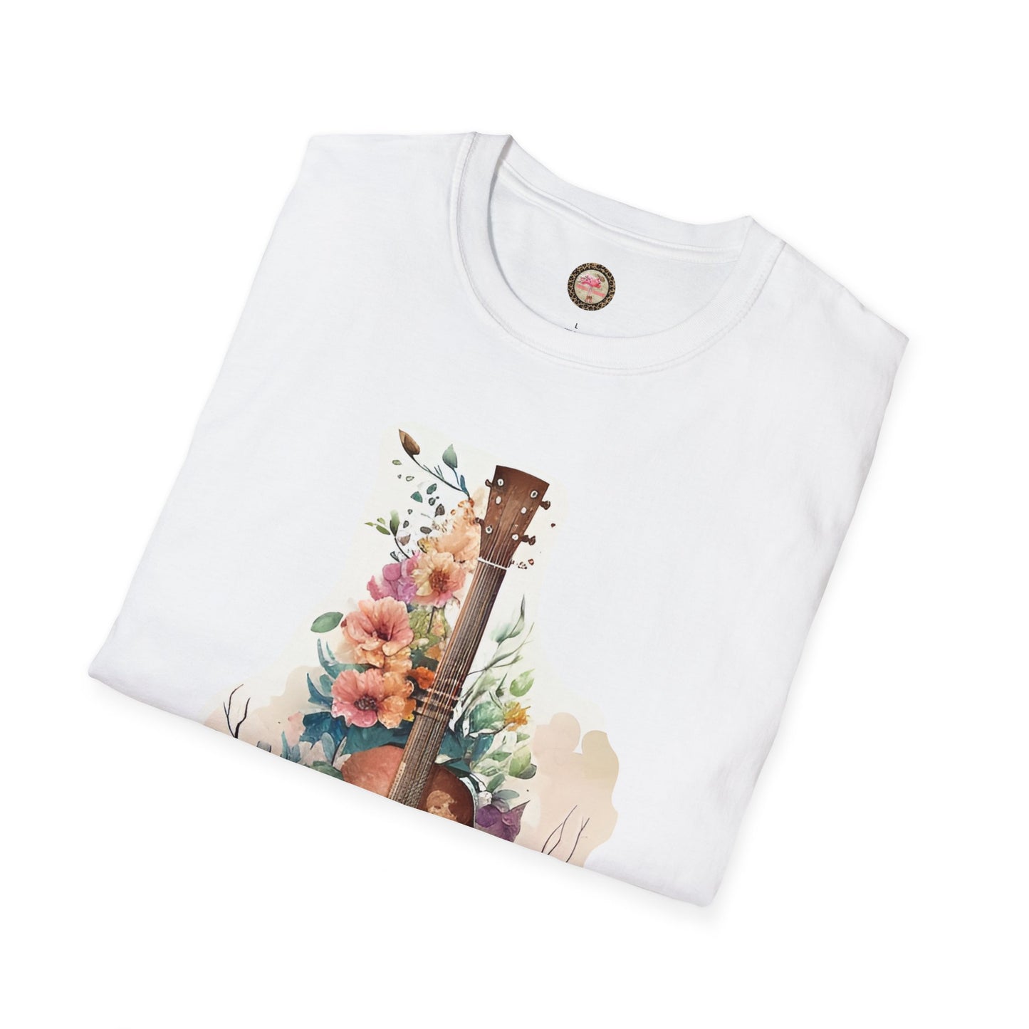 Floral Guitar T-Shirt