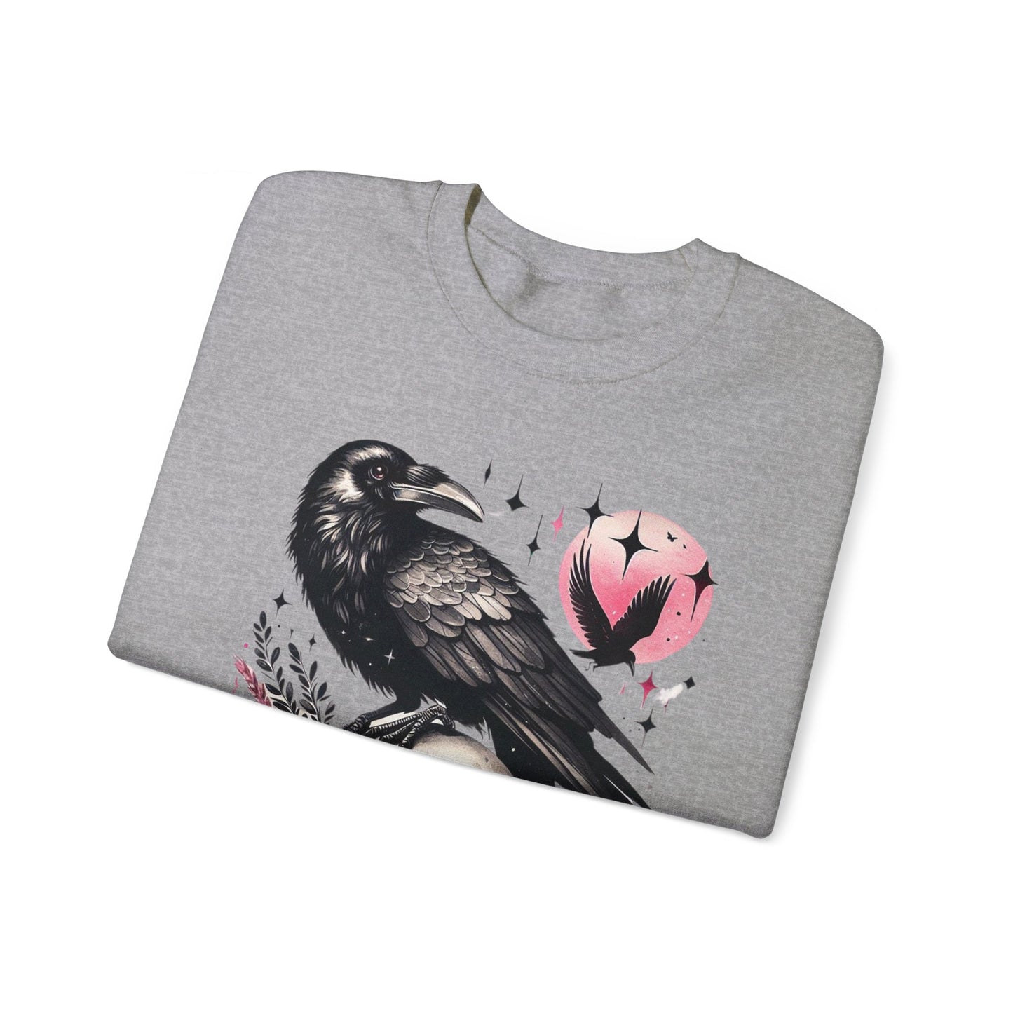 Halloween Raven Crewneck Sweatshirt