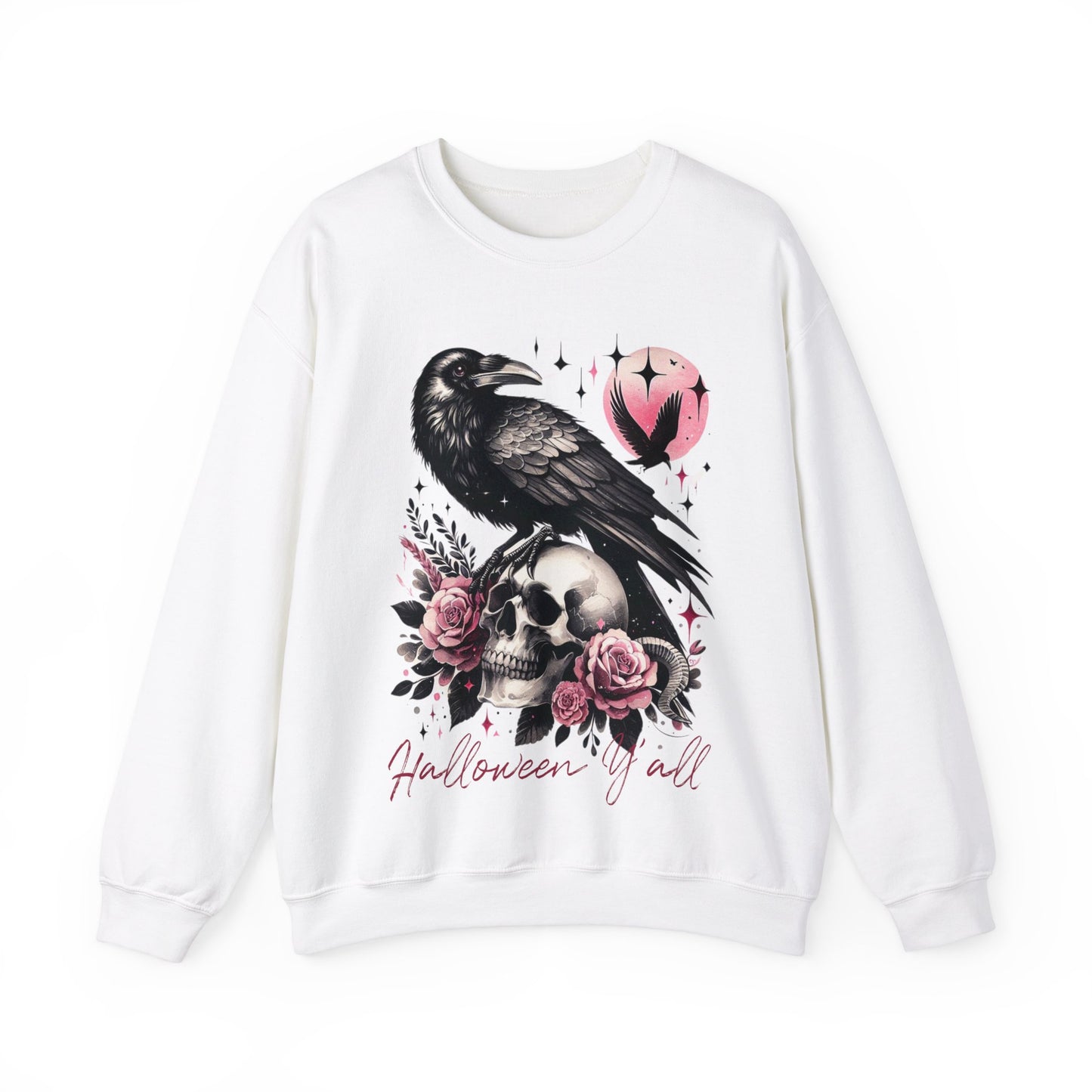 Halloween Raven Crewneck Sweatshirt