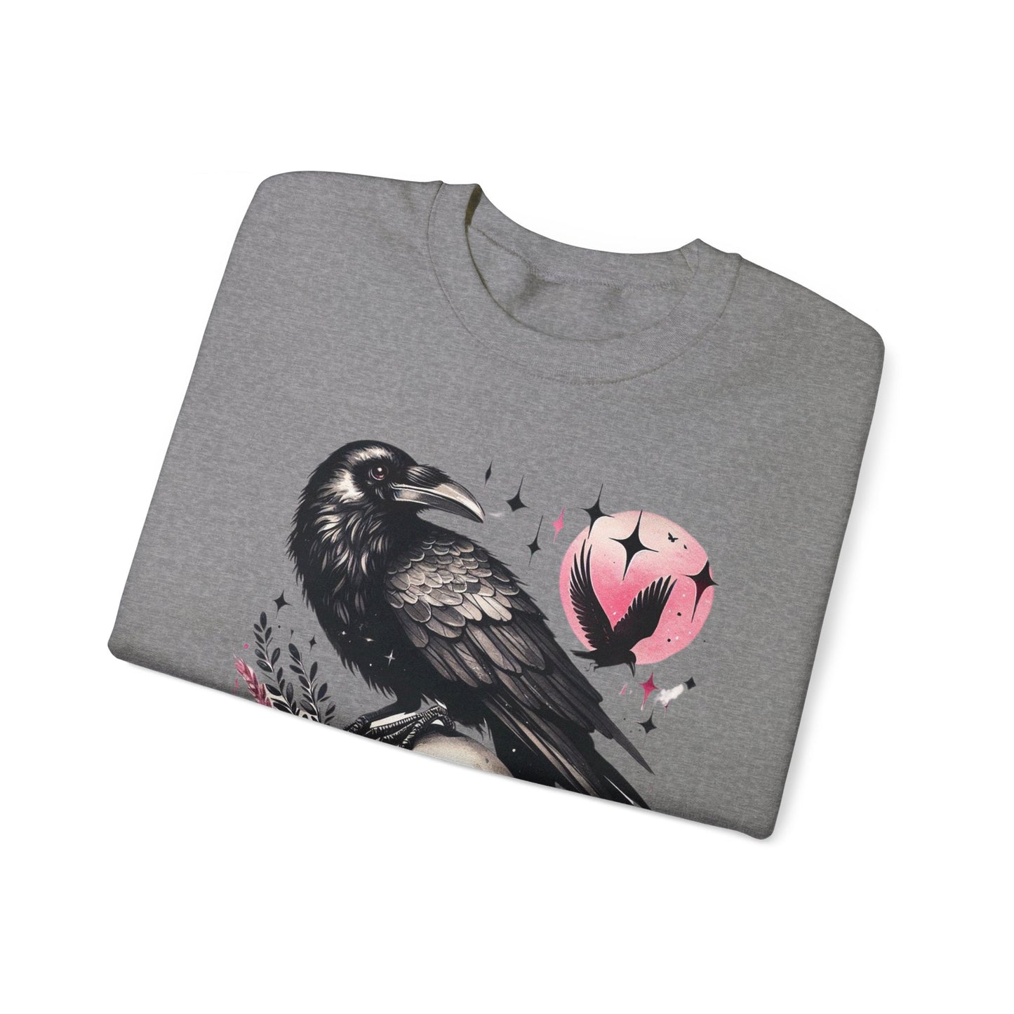 Halloween Raven Crewneck Sweatshirt