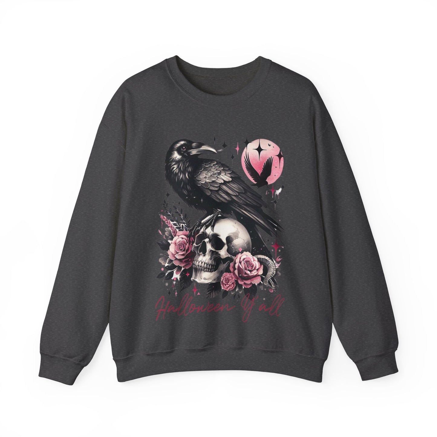 Halloween Raven Crewneck Sweatshirt