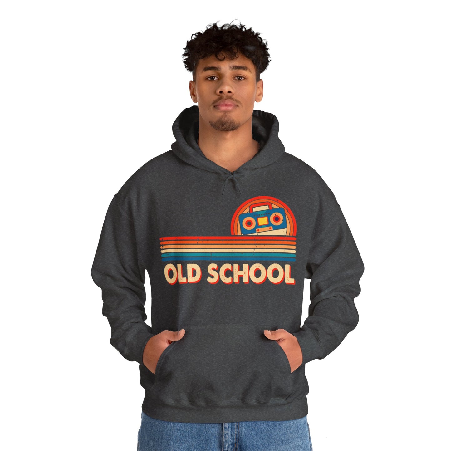 Old School Boom Box Hooded Sweatshirt