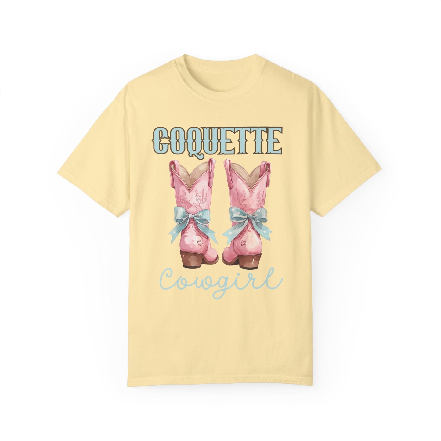 Coquette Cowgirl oversized Comfort Colors tee