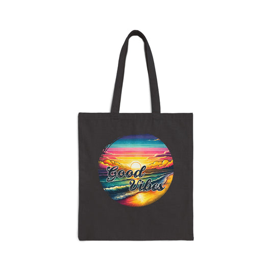 Good Vibes Canvas Tote Bag