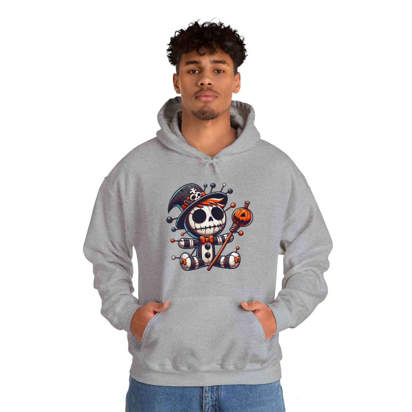 Halloween Doll Hooded Sweatshirt