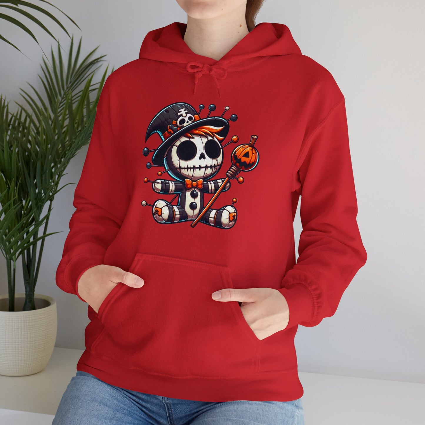 Halloween Doll Hooded Sweatshirt