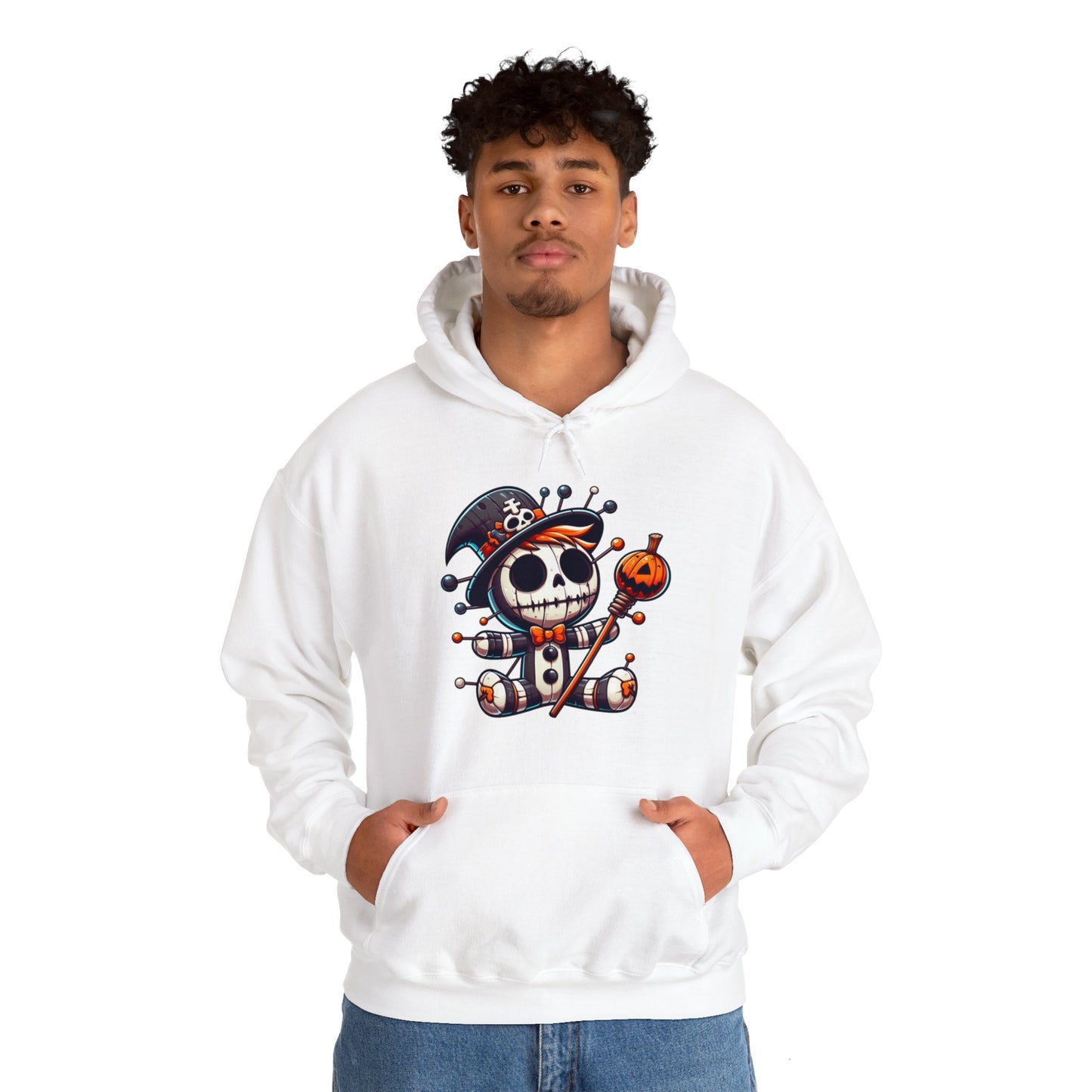 Halloween Doll Hooded Sweatshirt