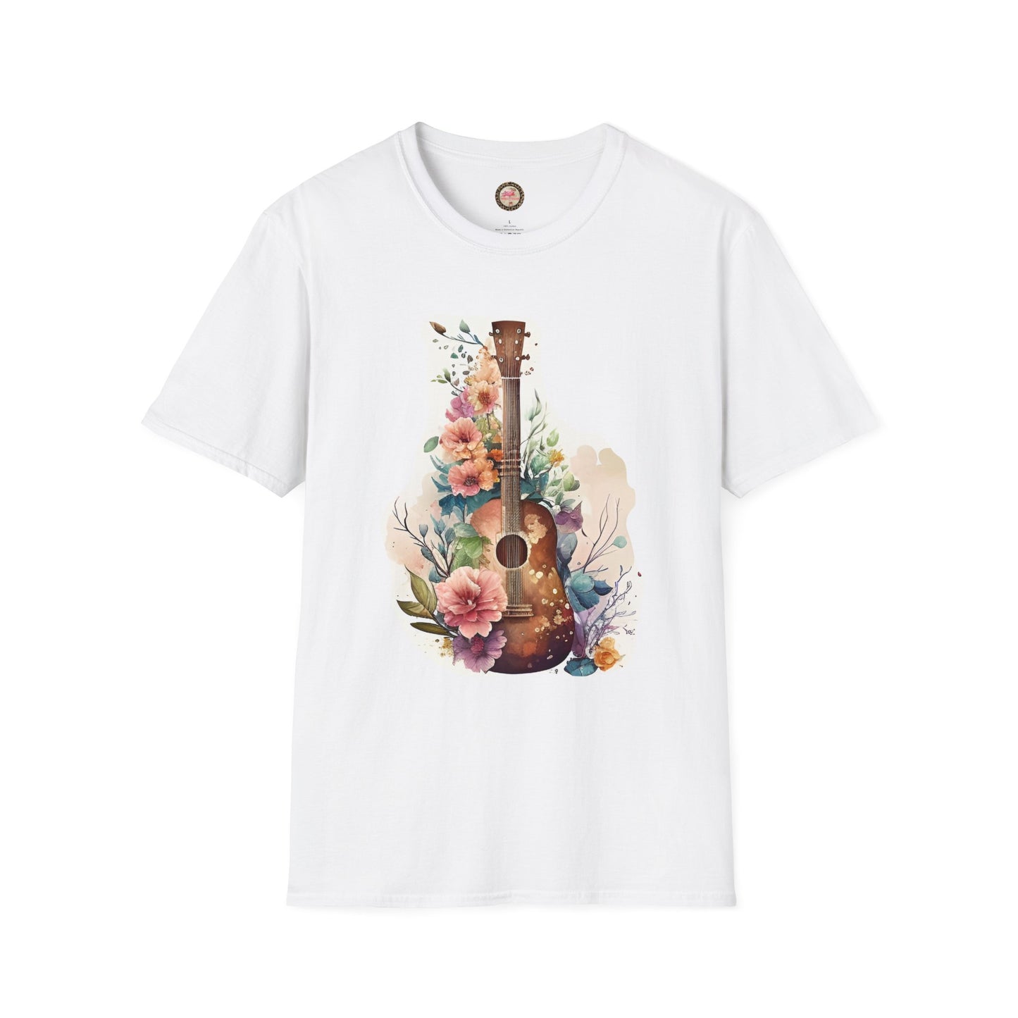 Floral Guitar T-Shirt