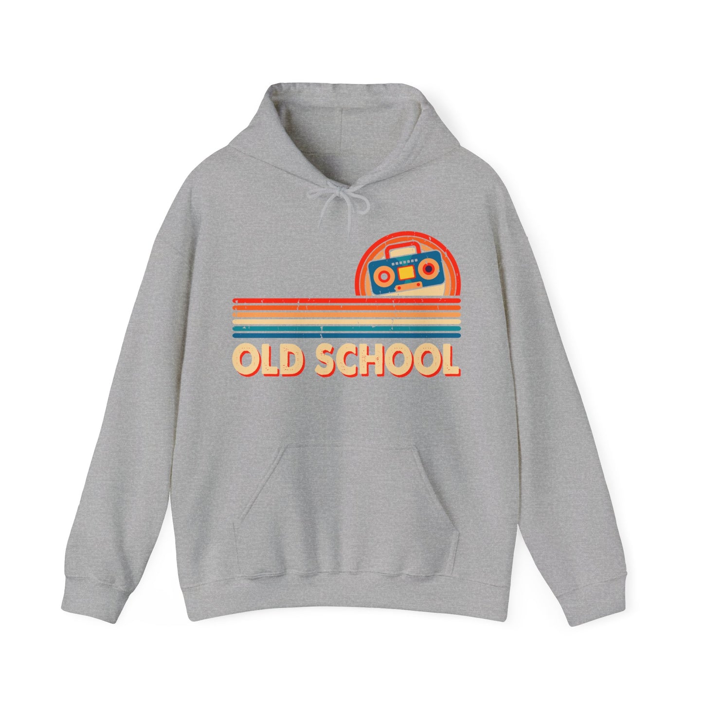 Old School Boom Box Hooded Sweatshirt