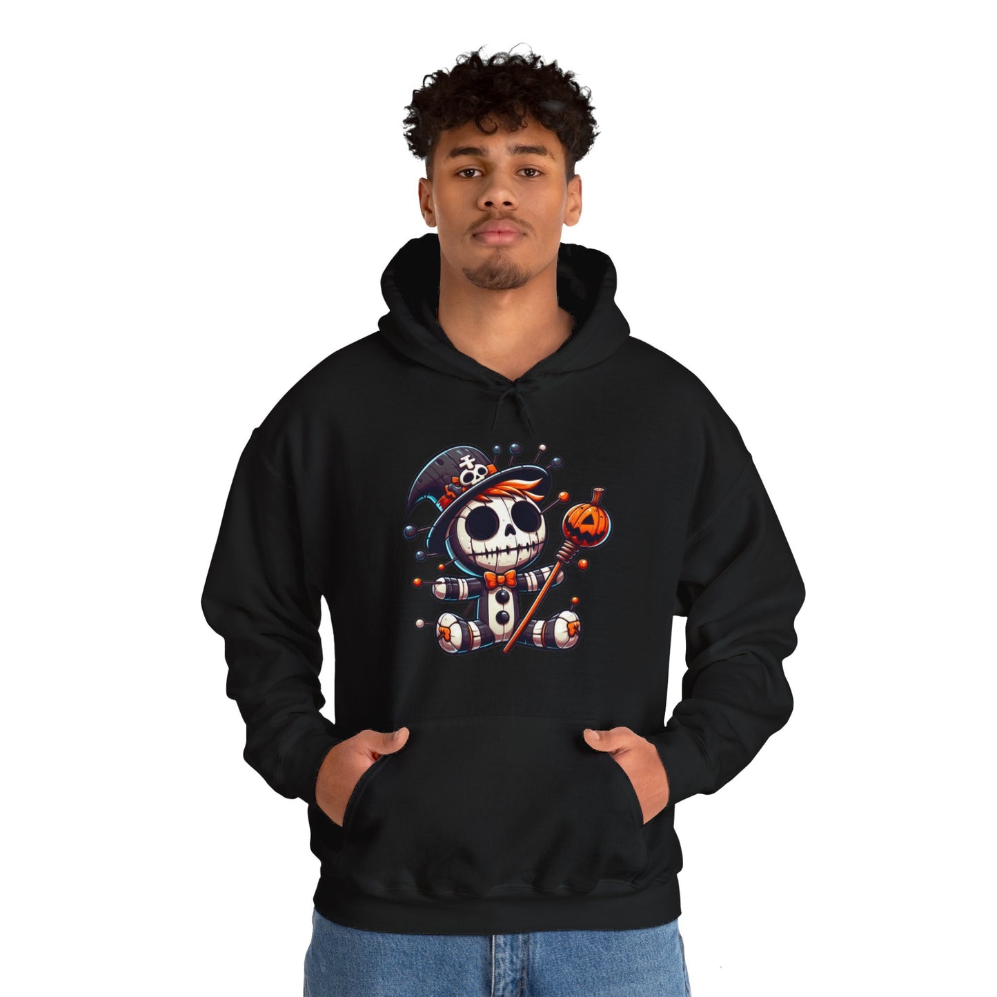 Halloween Doll Hooded Sweatshirt