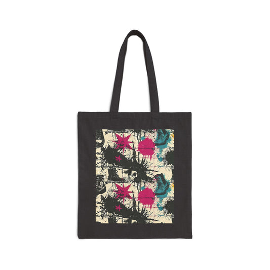 Punk Cotton Canvas Tote Bag