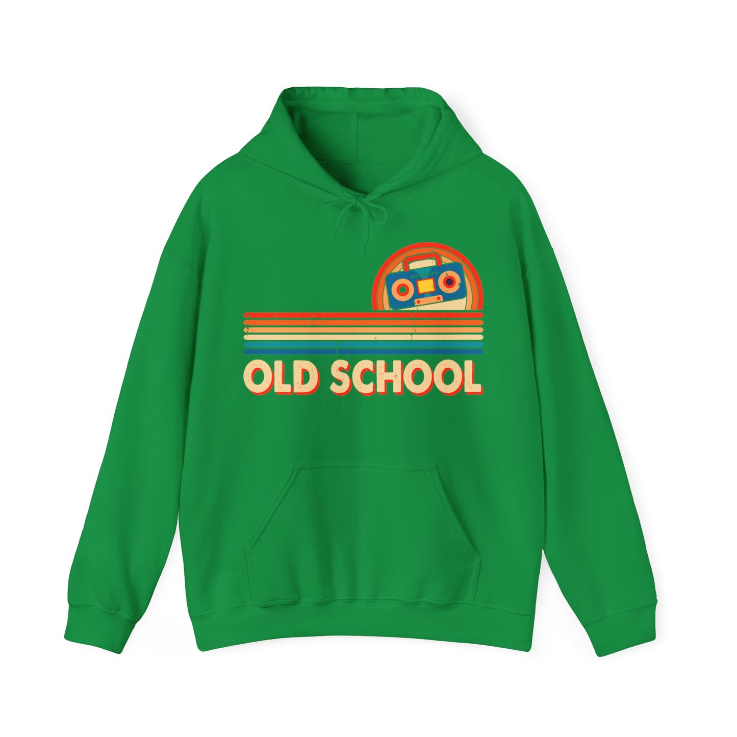 Old School Boom Box Hooded Sweatshirt