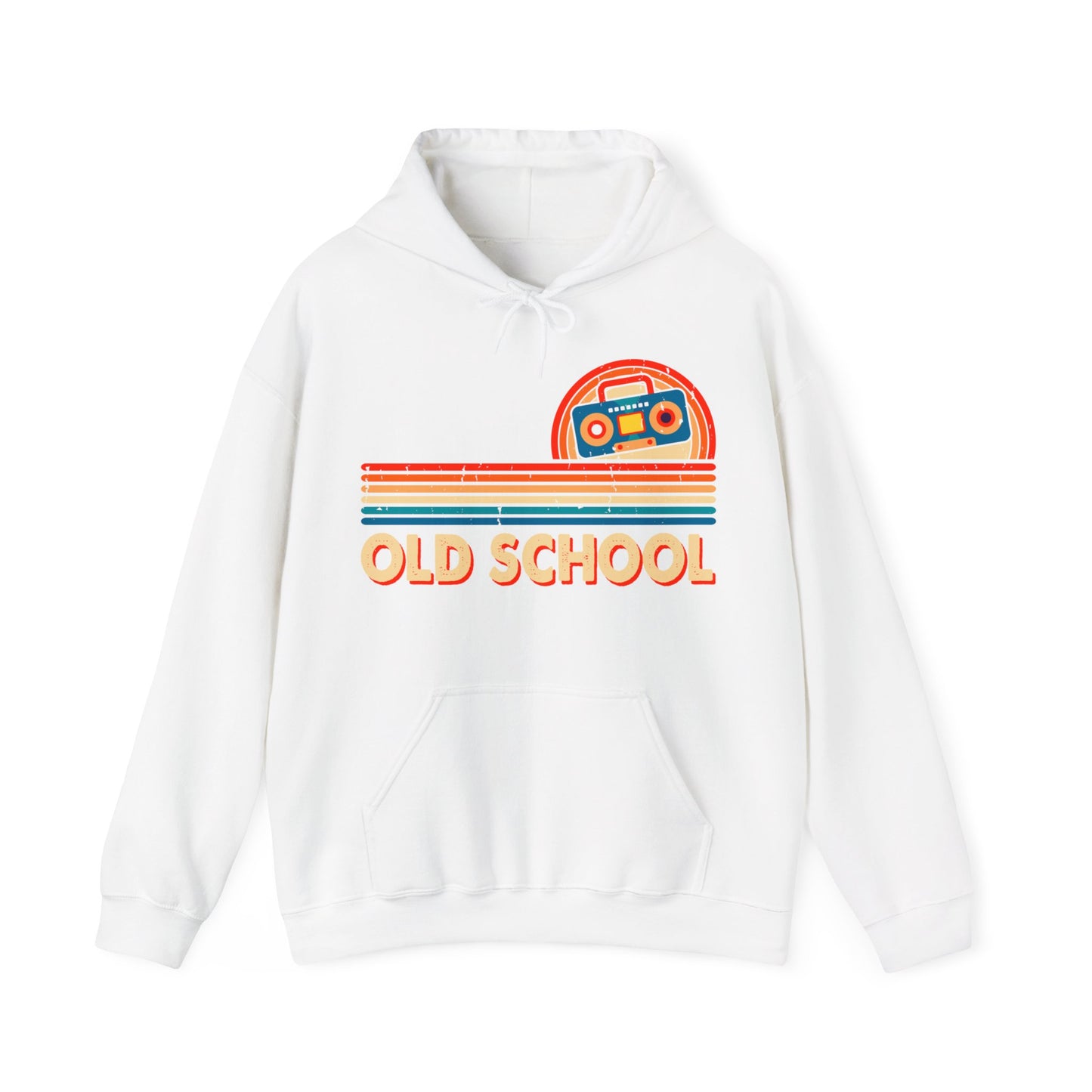 Old School Boom Box Hooded Sweatshirt