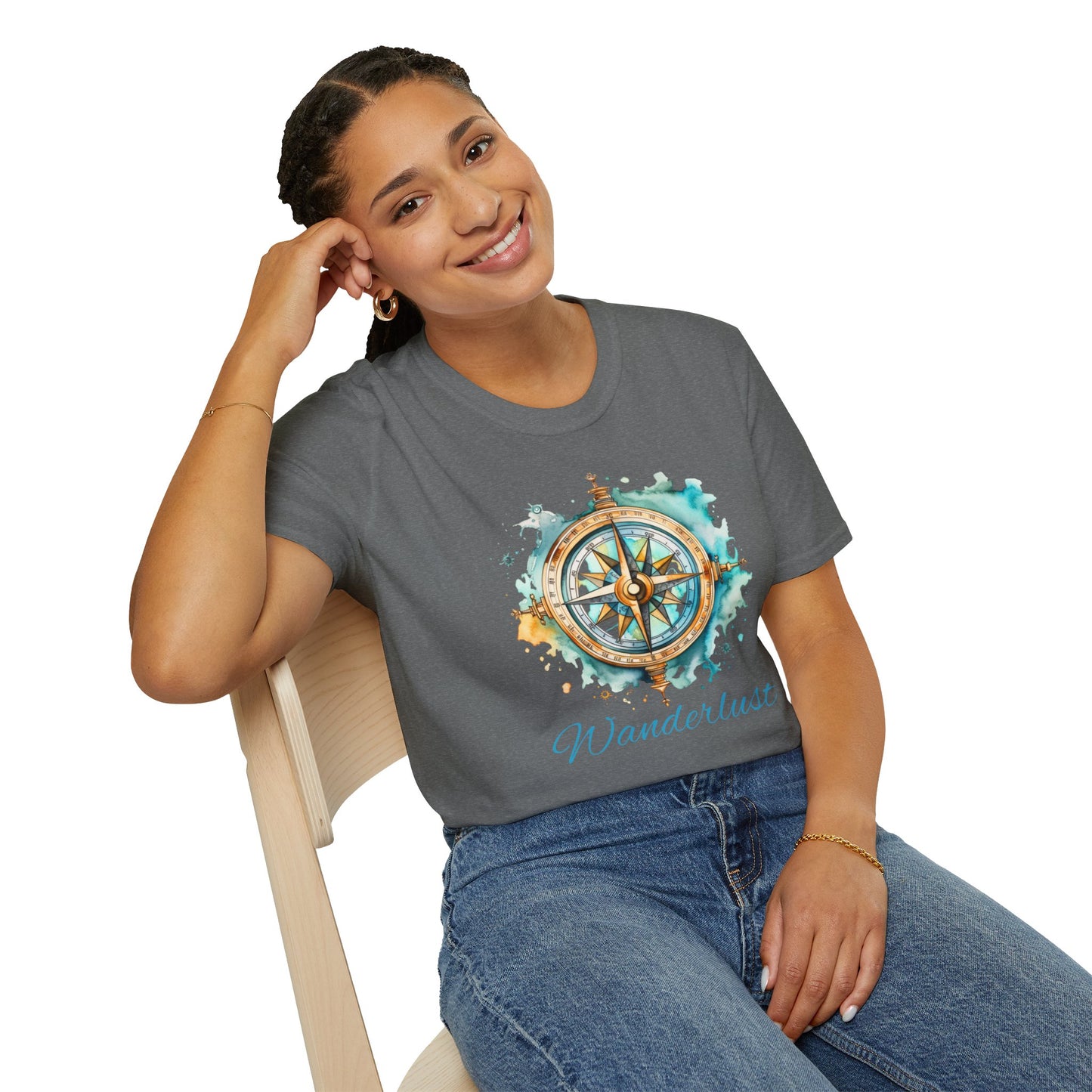 Wanderlust Compass Tee