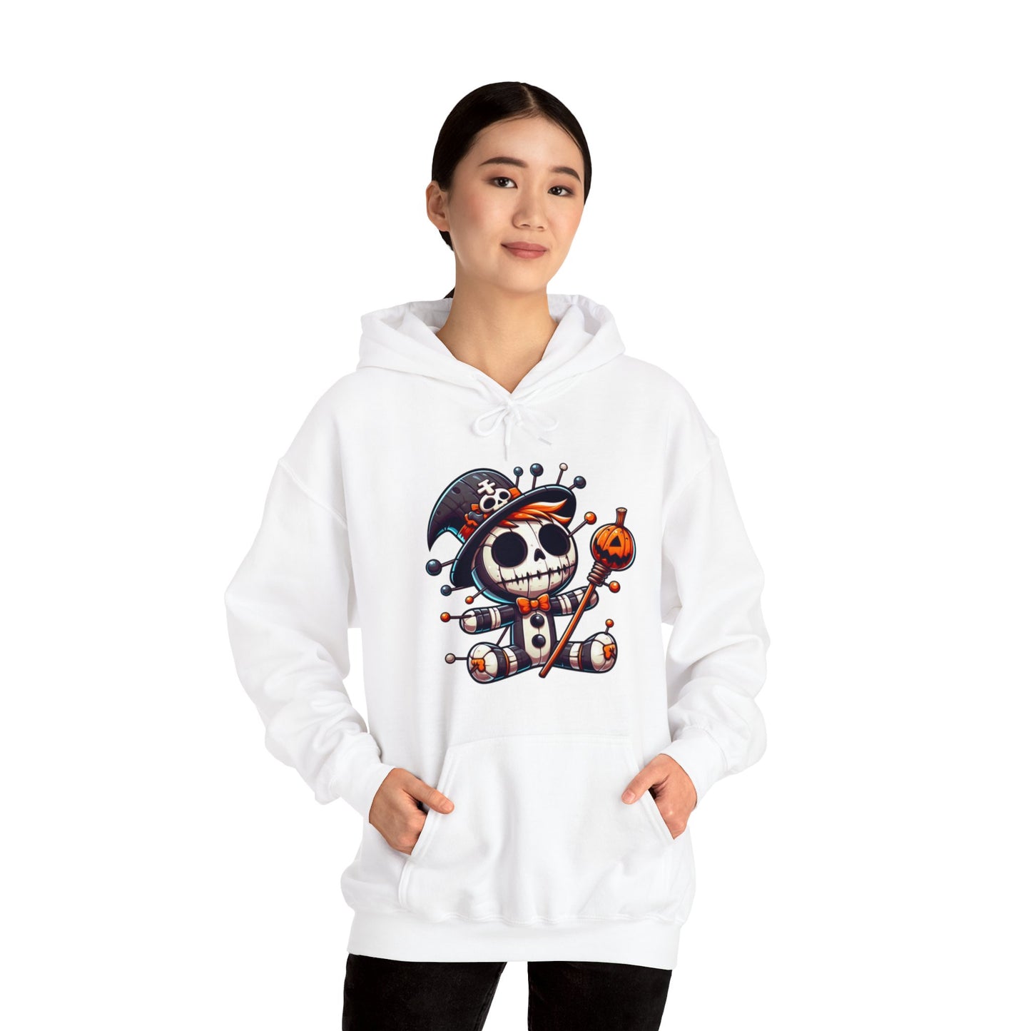 Halloween Doll Hooded Sweatshirt