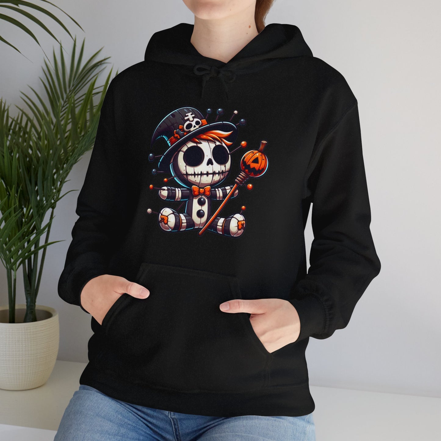 Halloween Doll Hooded Sweatshirt