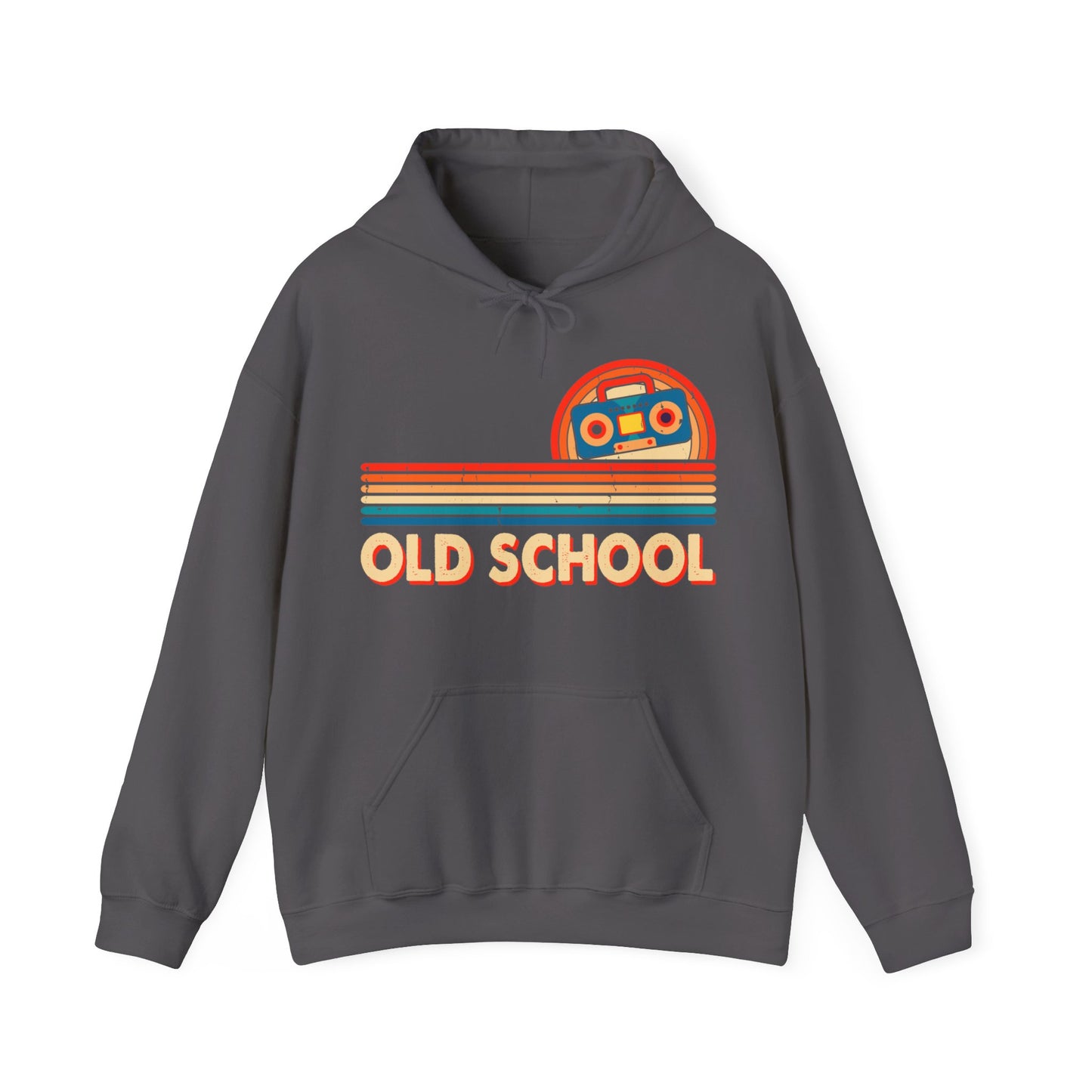 Old School Boom Box Hooded Sweatshirt