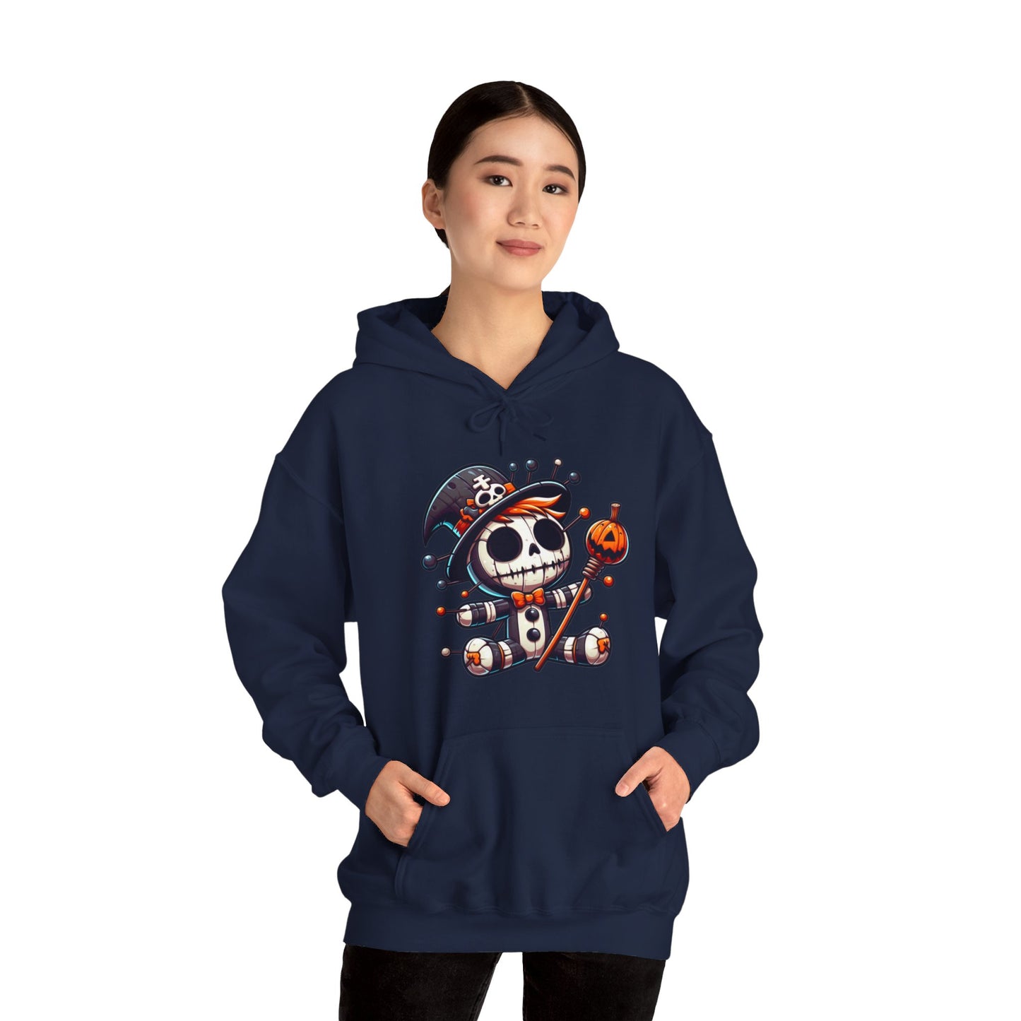 Halloween Doll Hooded Sweatshirt