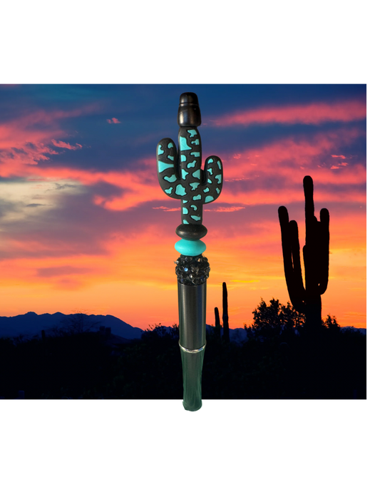 Hand Beaded Western Pen